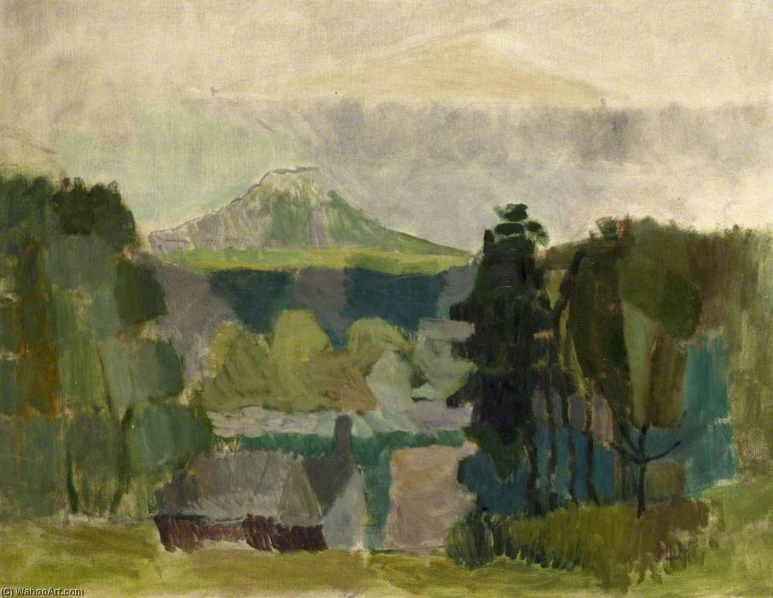 The Eildons From Gledswood — George Douglas Haig
