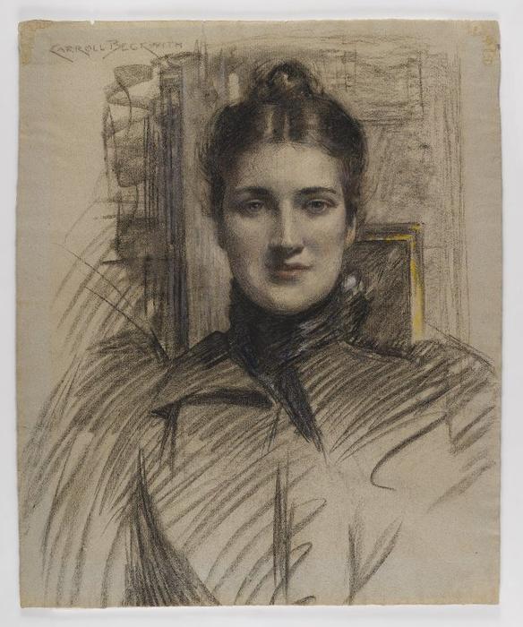 Portrait Of Minnie Clark — James Carroll Beckwith