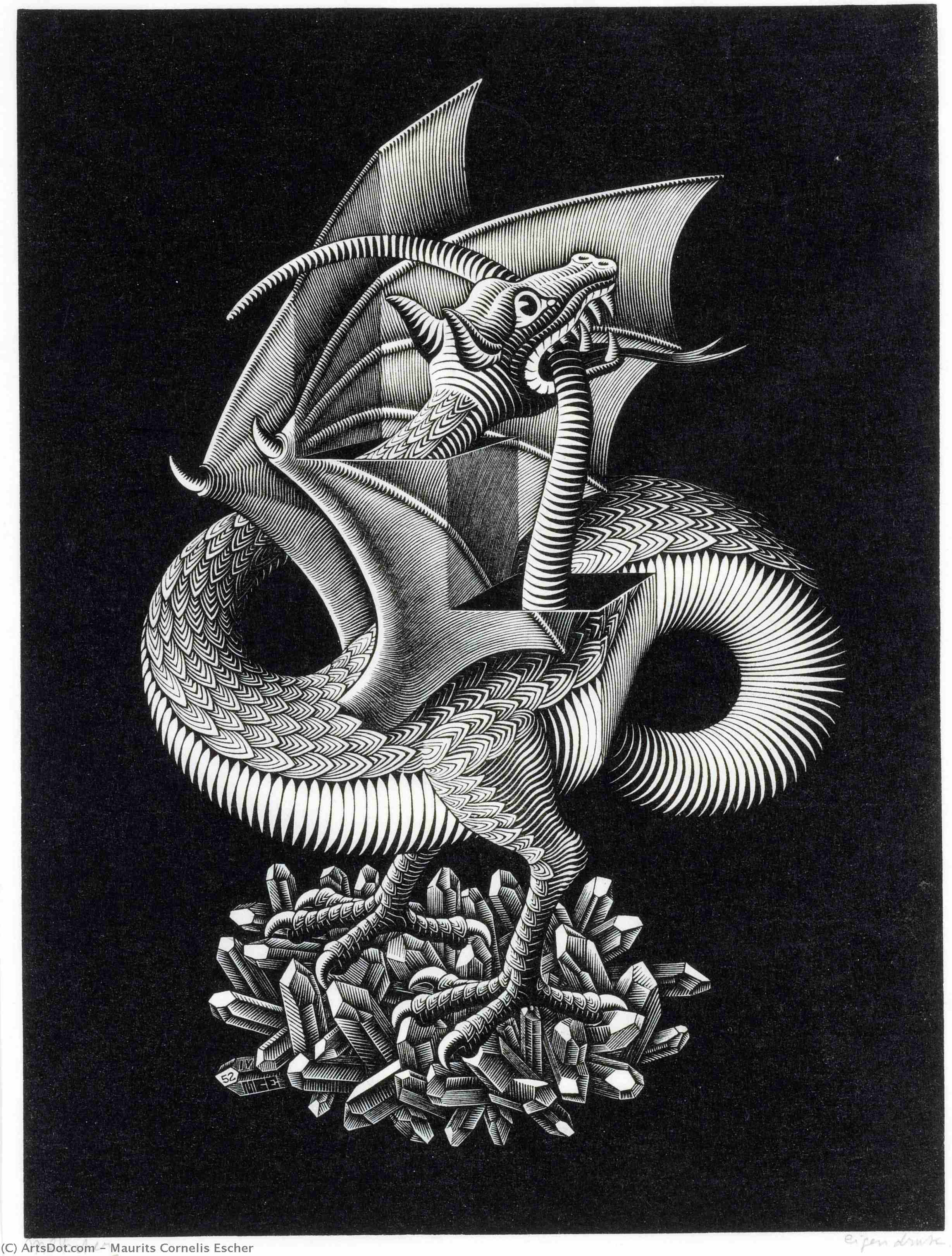 Dragon — М. К. Ешер