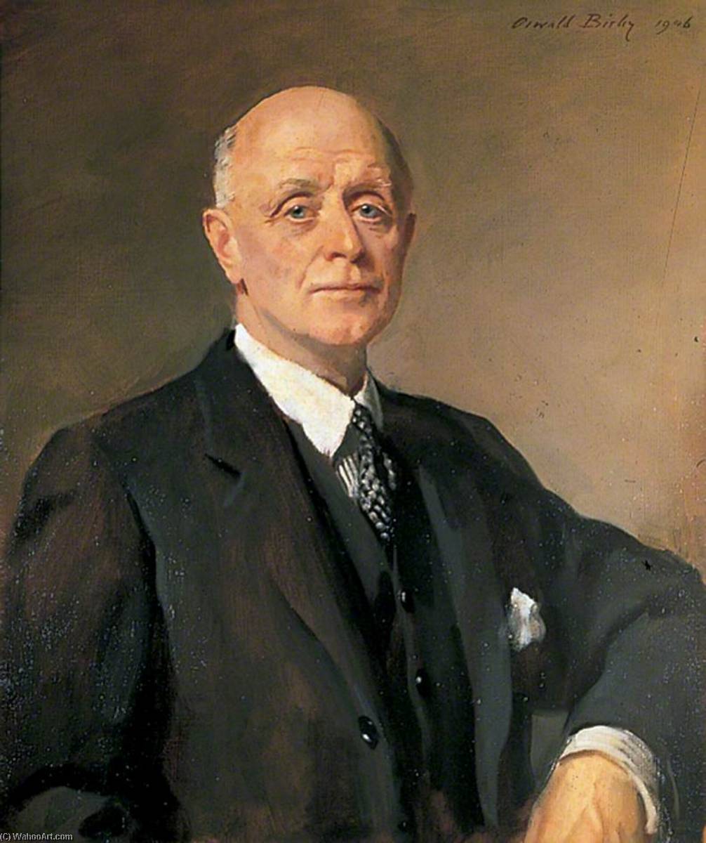 Sir Edward Hardy, Chairman Of Kent County Council — Oswald Hornby Joseph Birley