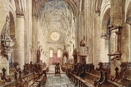 Interior Of The Cathedral Of Christ Church — John Fulleylove