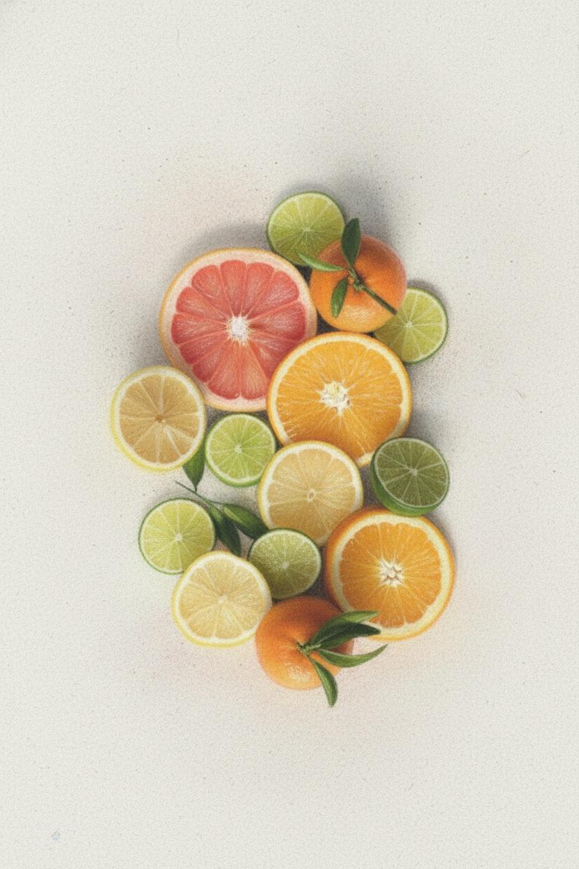 Citrine Radiance: A Study In Zest And Light — Sébastien Colin