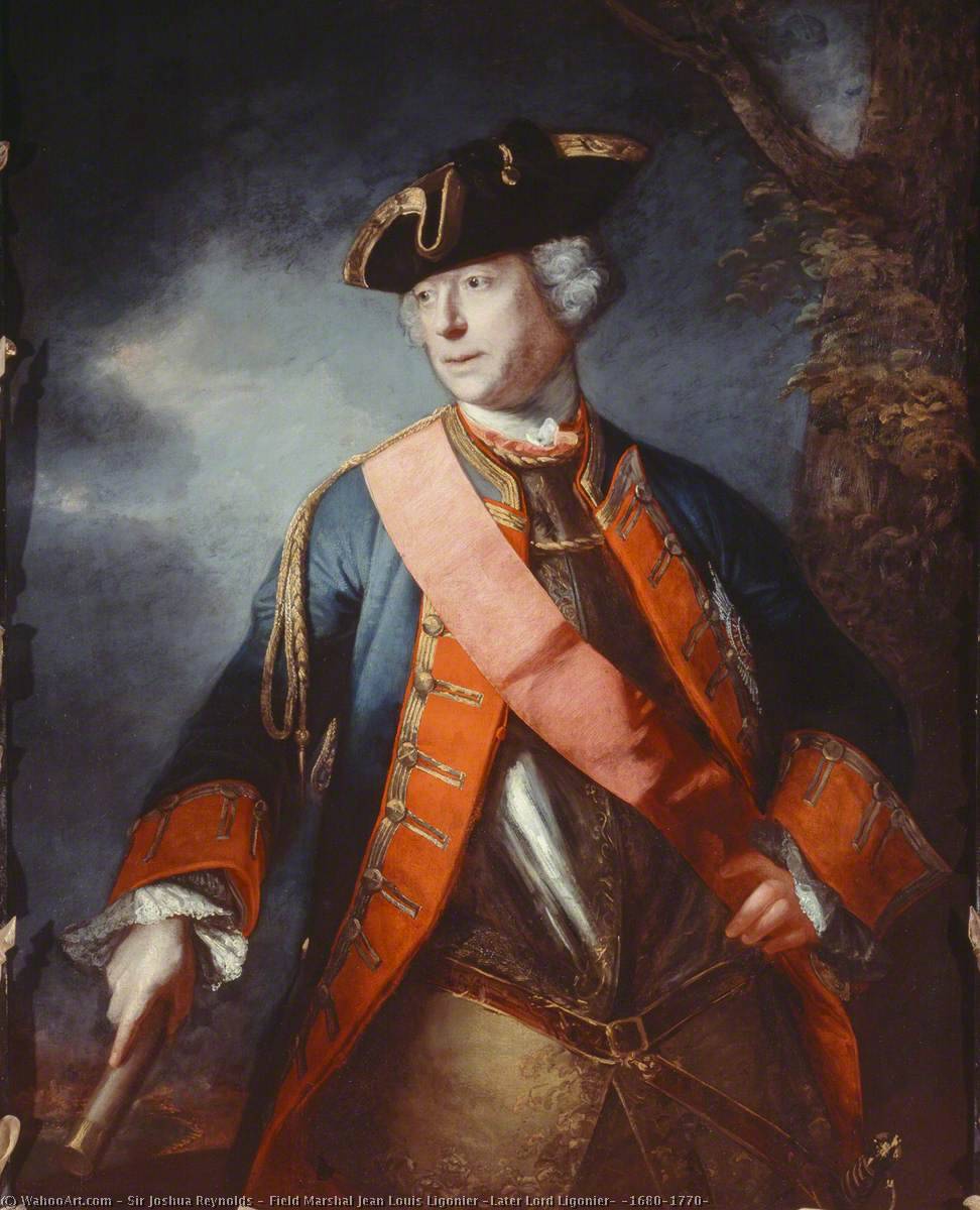 Field Marshal Jean Louis Ligonier (later Lord Ligonier) (1680–1770) — Sir Joshua Reynolds