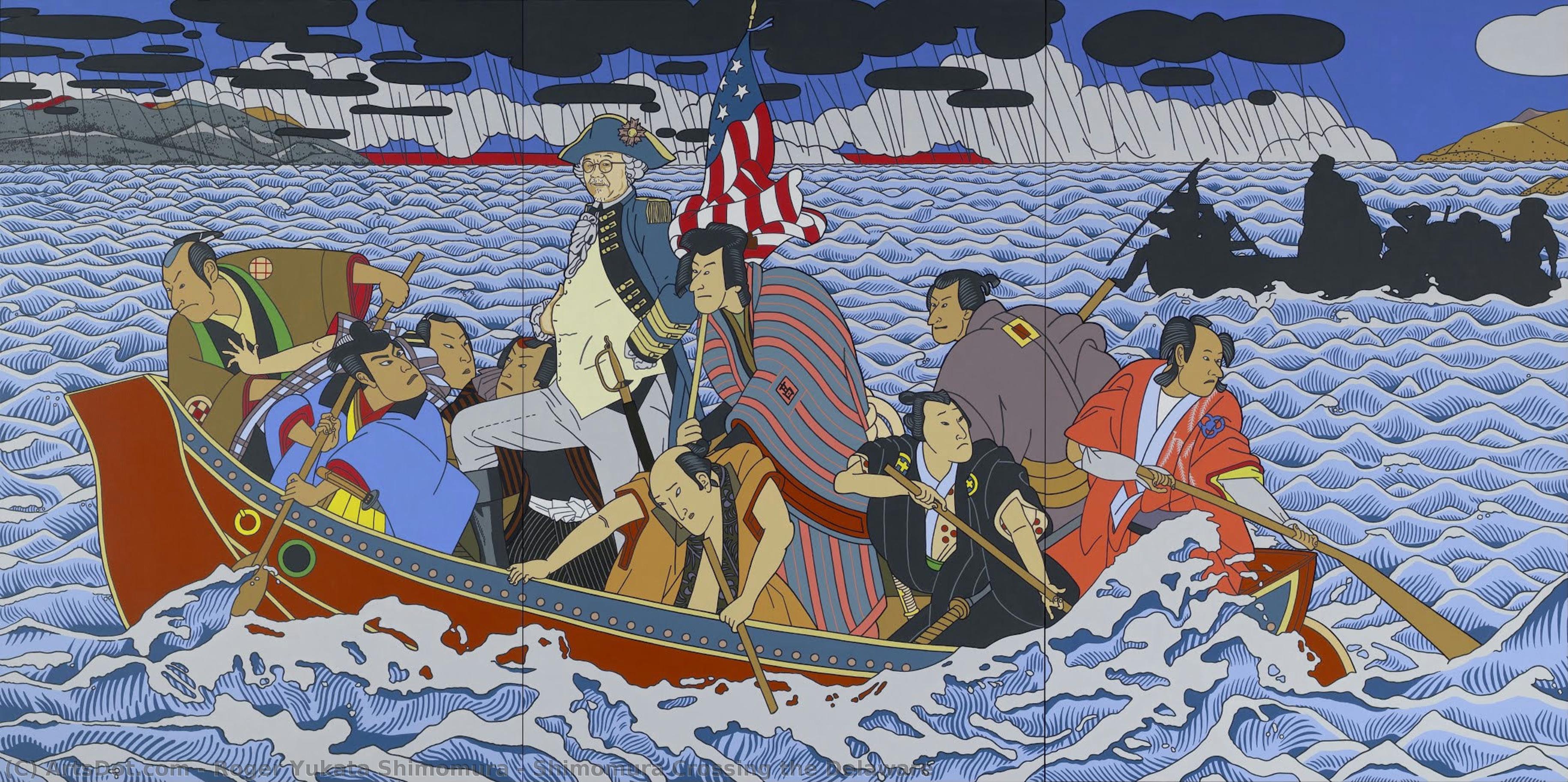 Shimomura Crossing The Delaware — Roger Yukata Shimomura