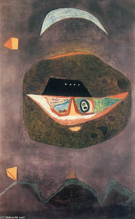 Mask With Moon — Lajos Vajda