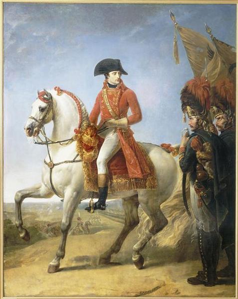 Portrait Équestre De Bonaparte, 1er Consul À Marengo Bonaparte Distribuant Des Sabres D'honneur Aux Grenadiers De La Garde Consulaire Après La Bataille De Marengo — Antoine-jean Gros (baron Gros)