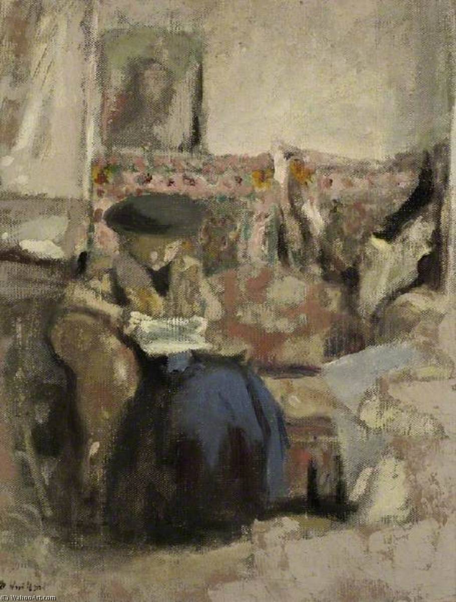 Seated Woman, Reading — Jean-édouard Vuillard