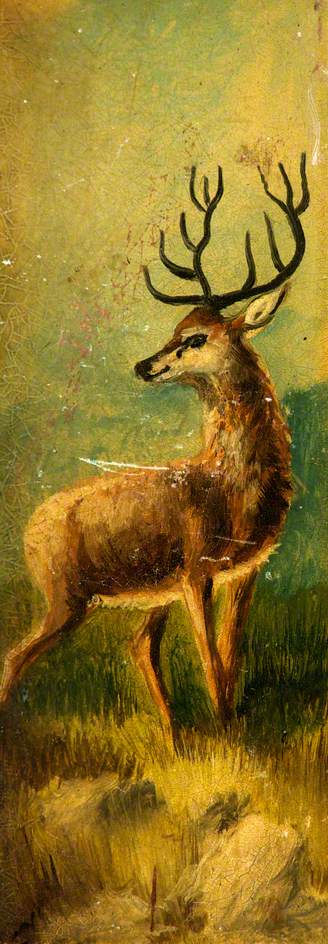 Stag (finger Plate) — Alfred Worthington