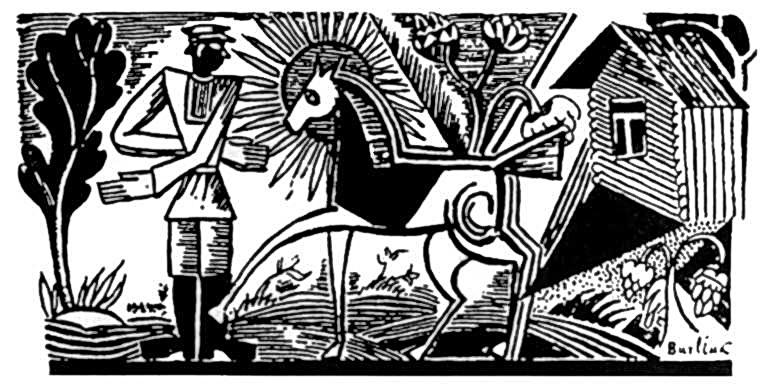 A Horse And A Groom — David Davidovich Burliuk
