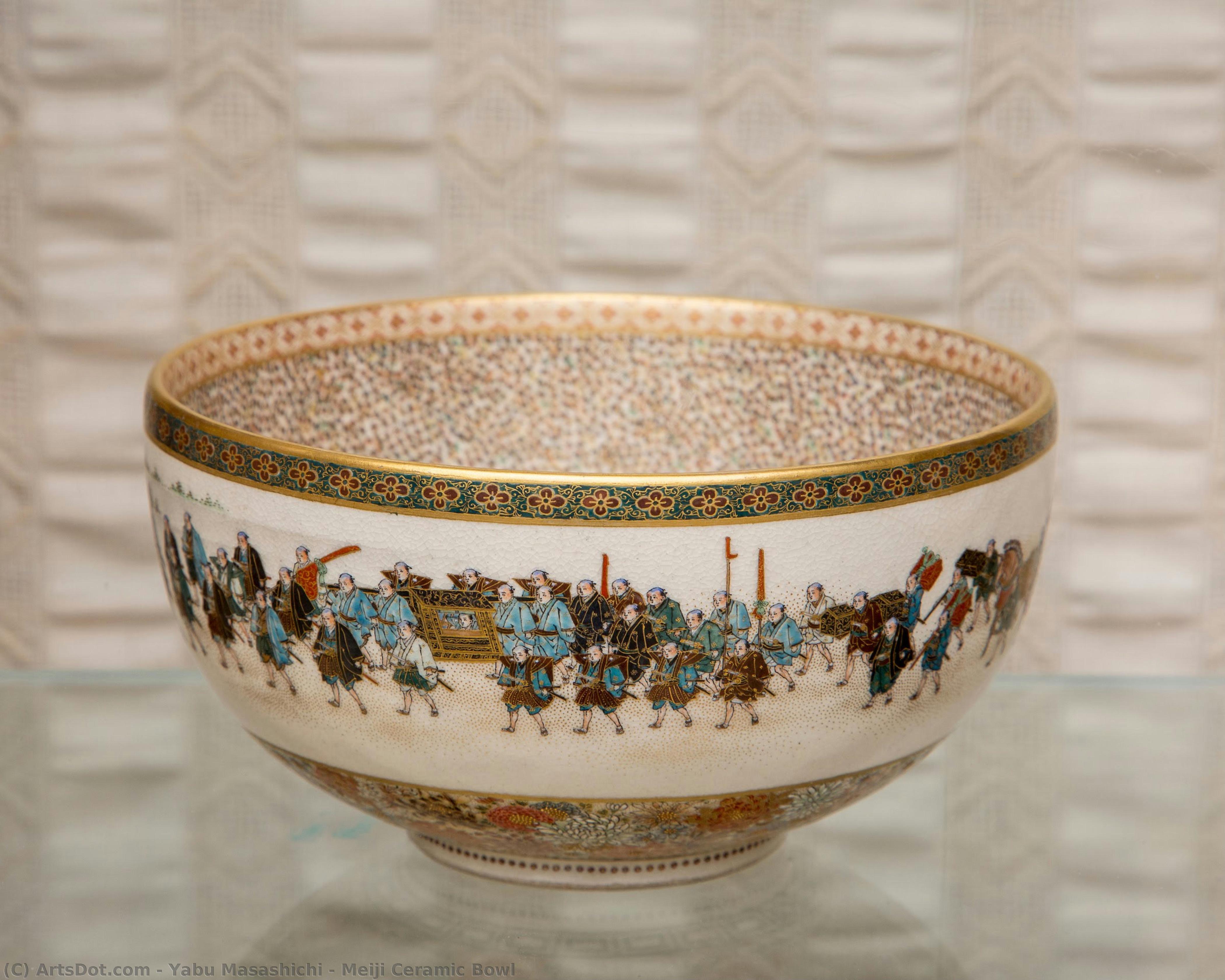 Meiji Ceramic Bowl — Yabu Masashichi