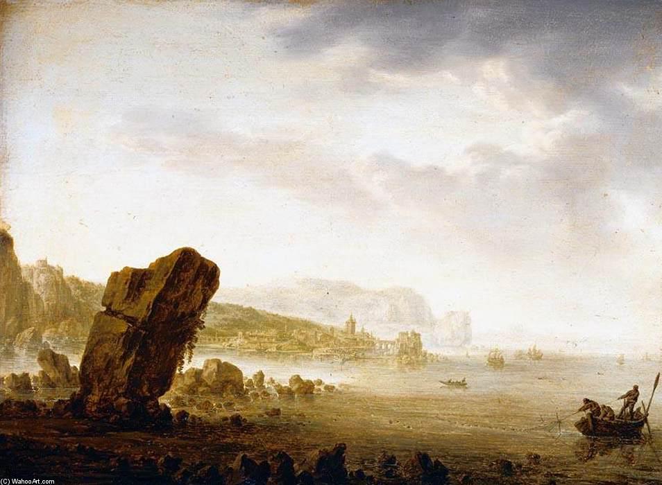 Mediterranean Coastal Scene — Herman Saftleven