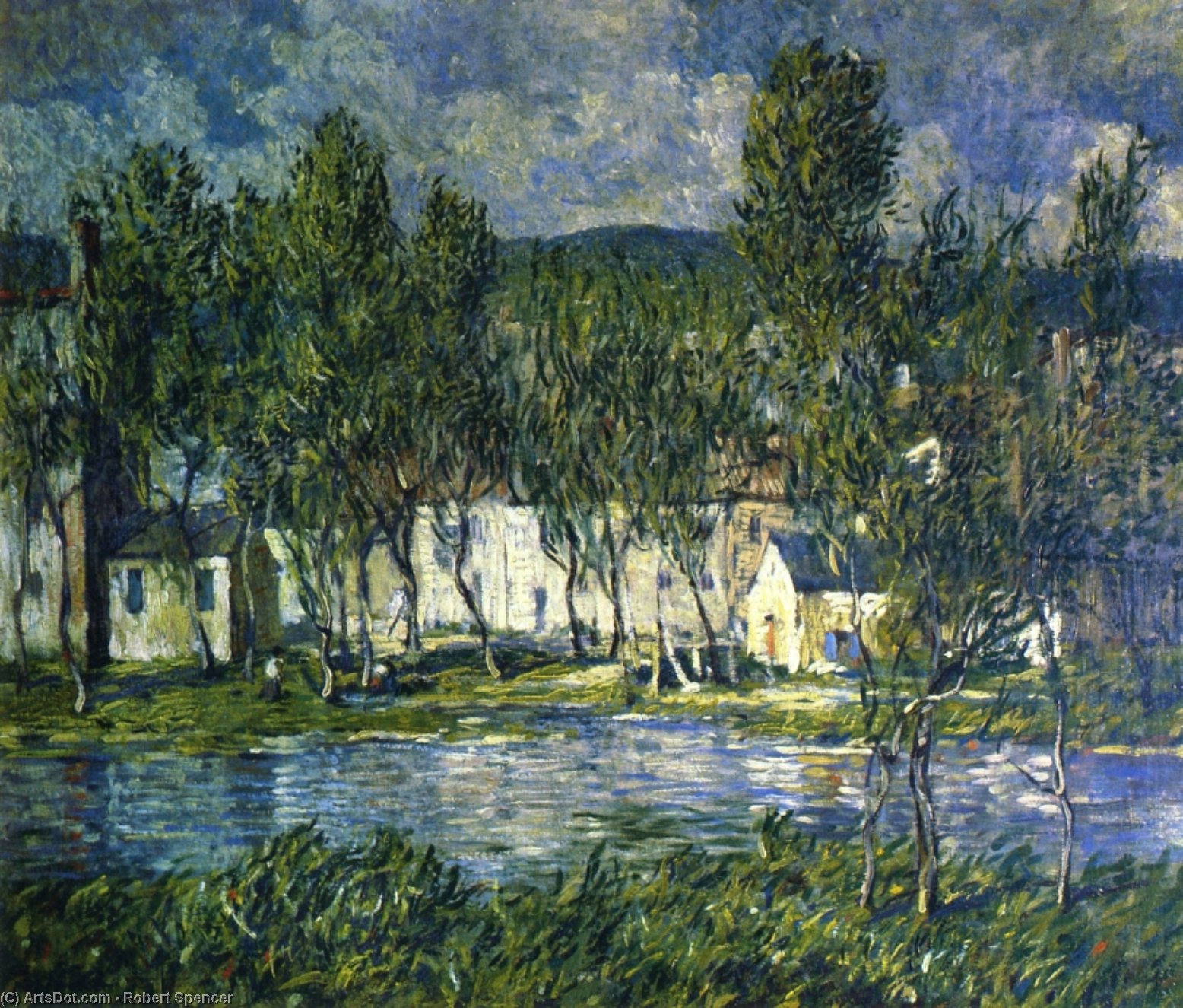 Flowing Water — Robert Spencer (maler)