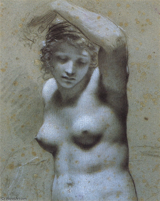 Femme Nue En Buste — Pierre-paul Prud'hon
