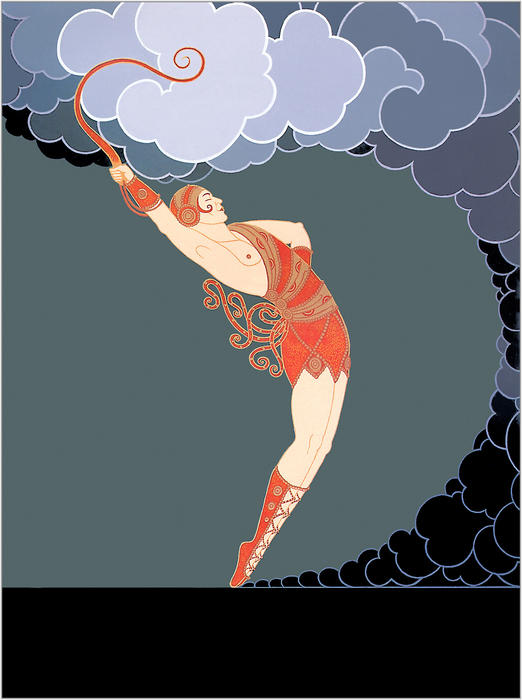 At The Theatre, The Dancer — Erté