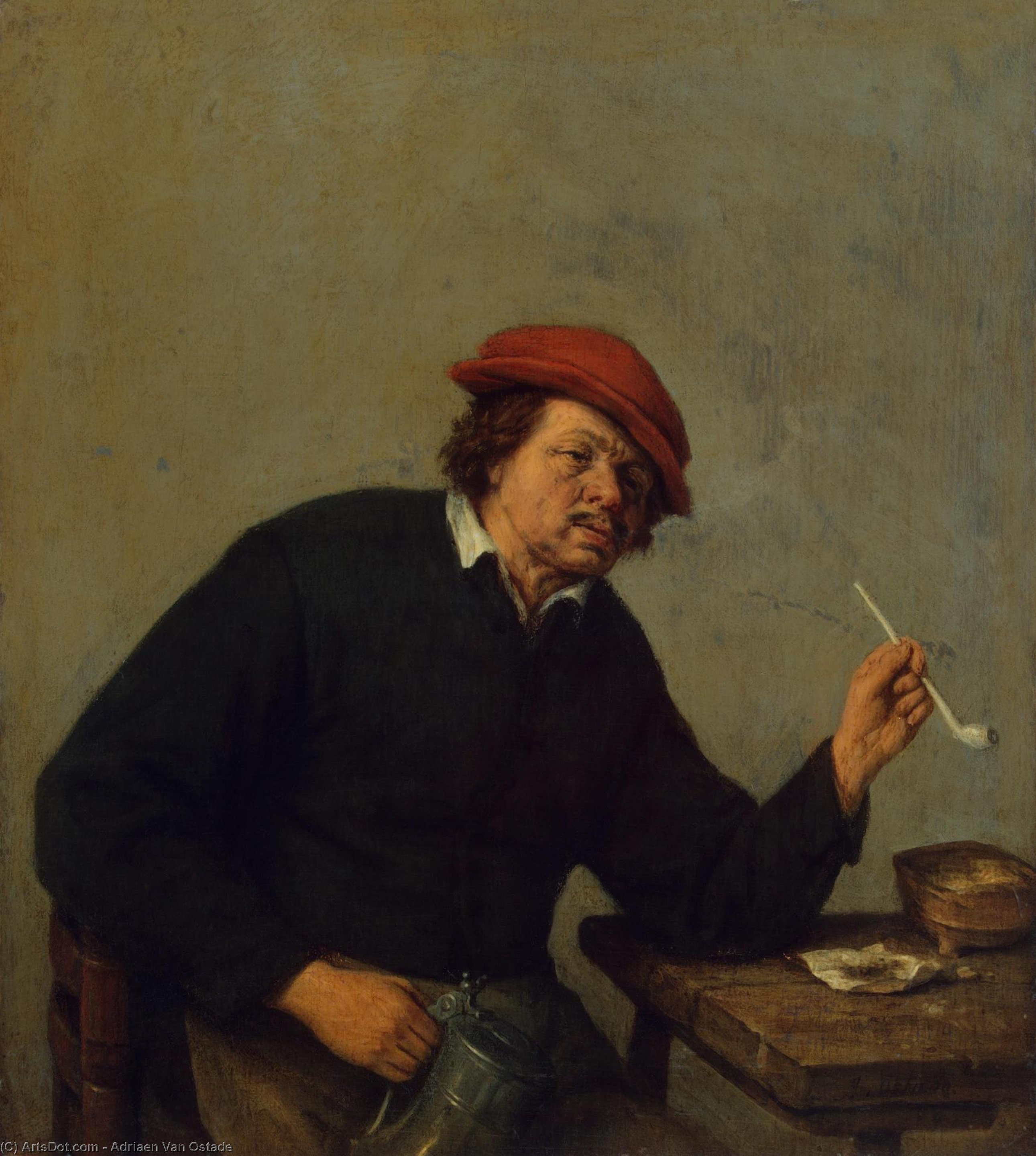 Smoker — Адриаен Ван Остаде