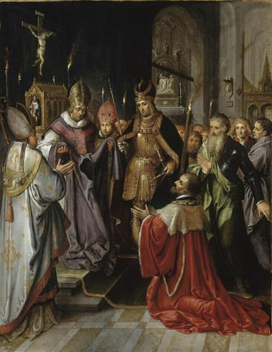 Presentation De La Sainte Tunique A Charles Quint — Francken Frans Ii (francken Le Jeune)