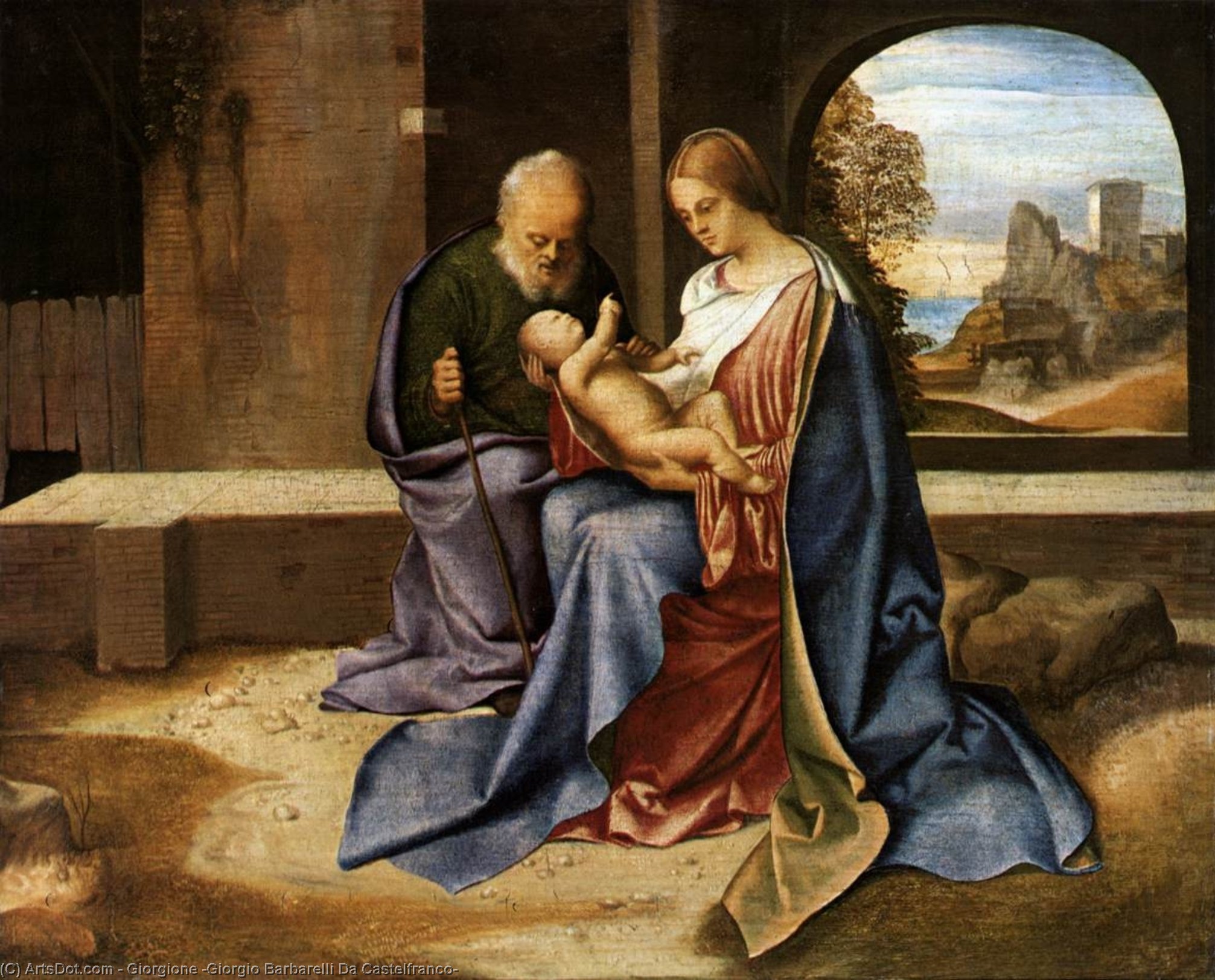 Die Heilige Familie — Giorgione