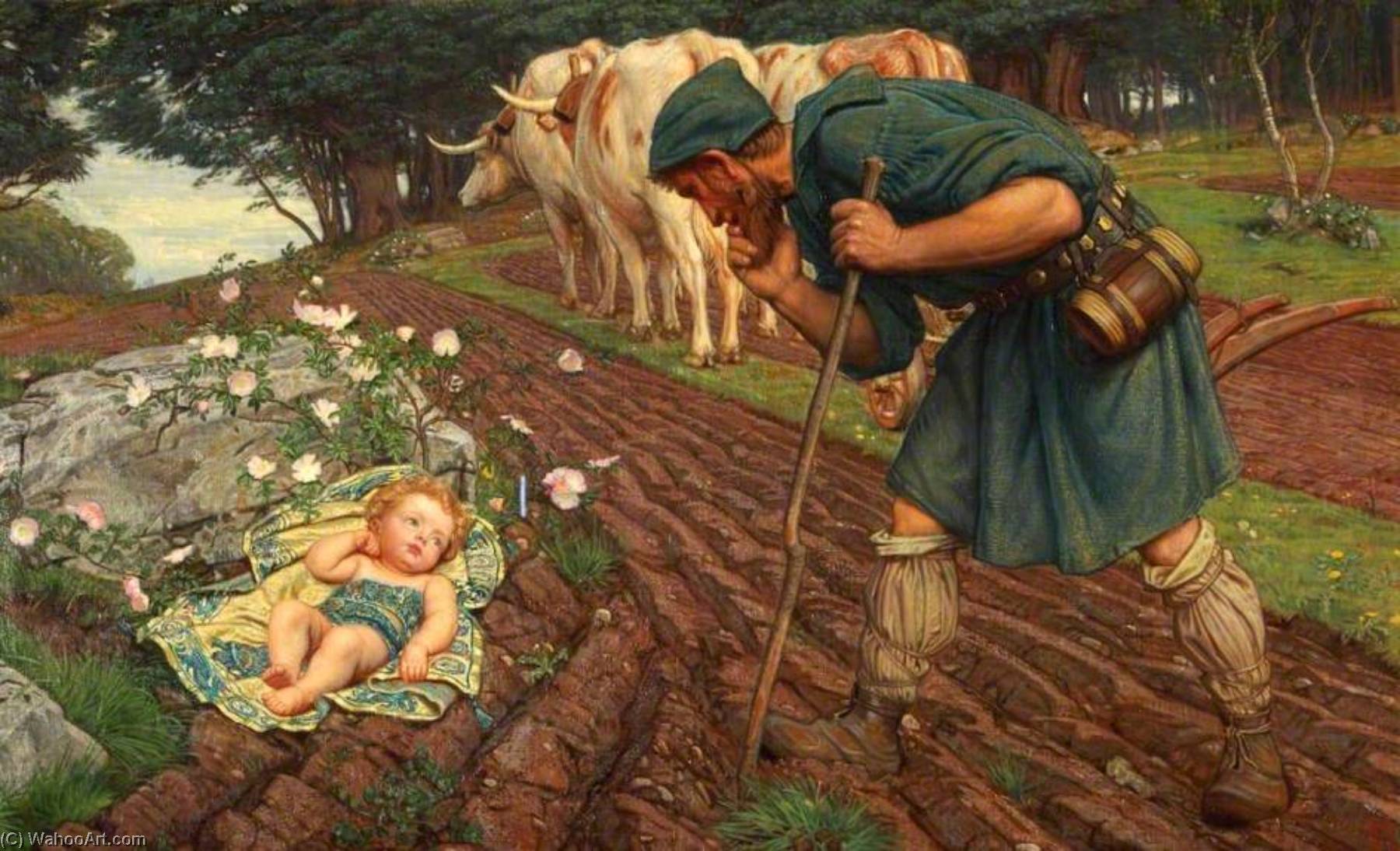 The Finding Of The Infant Saint George — Charles March Gere