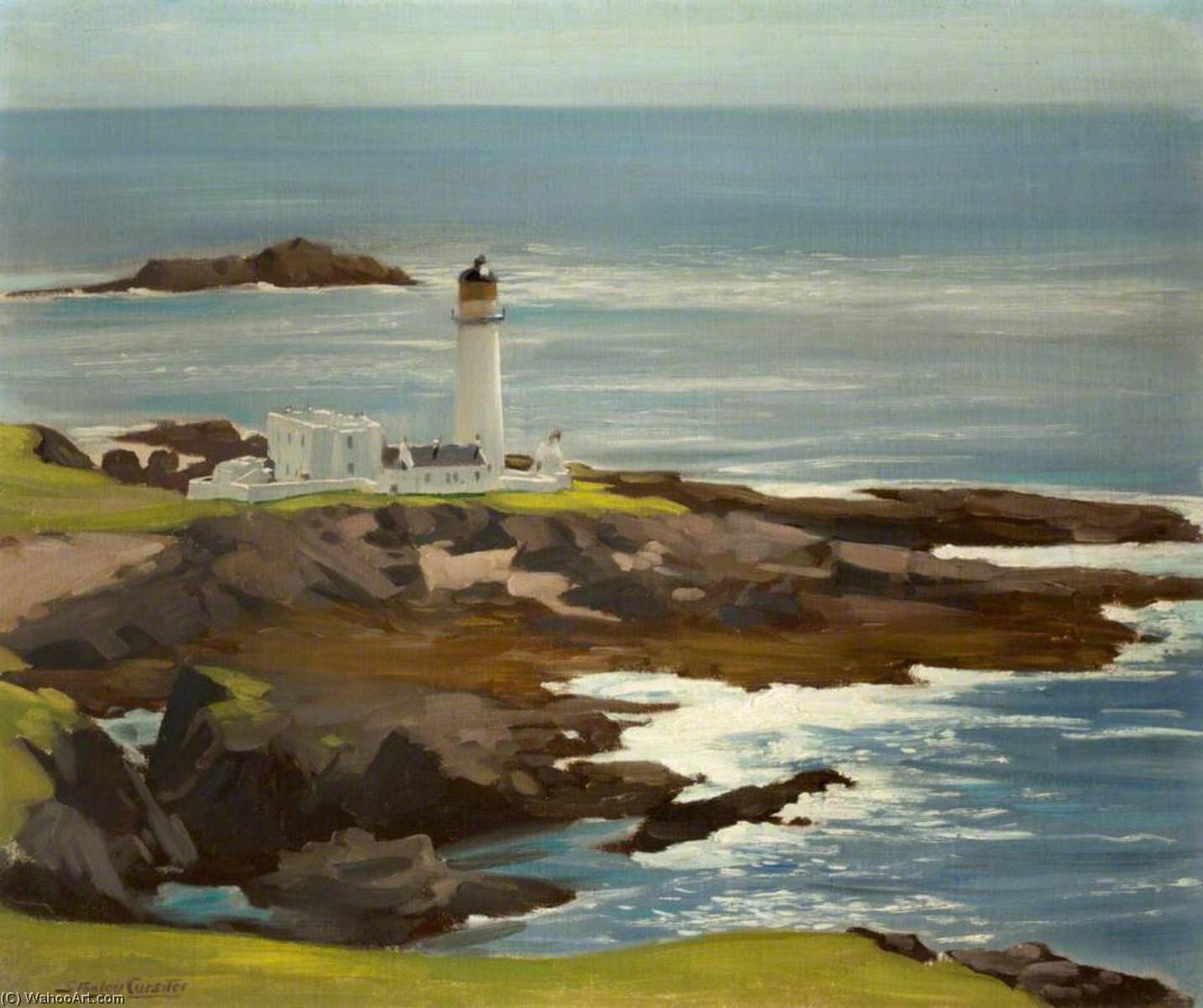 Fair Isle South Lighthouse — Stanley Cursiter