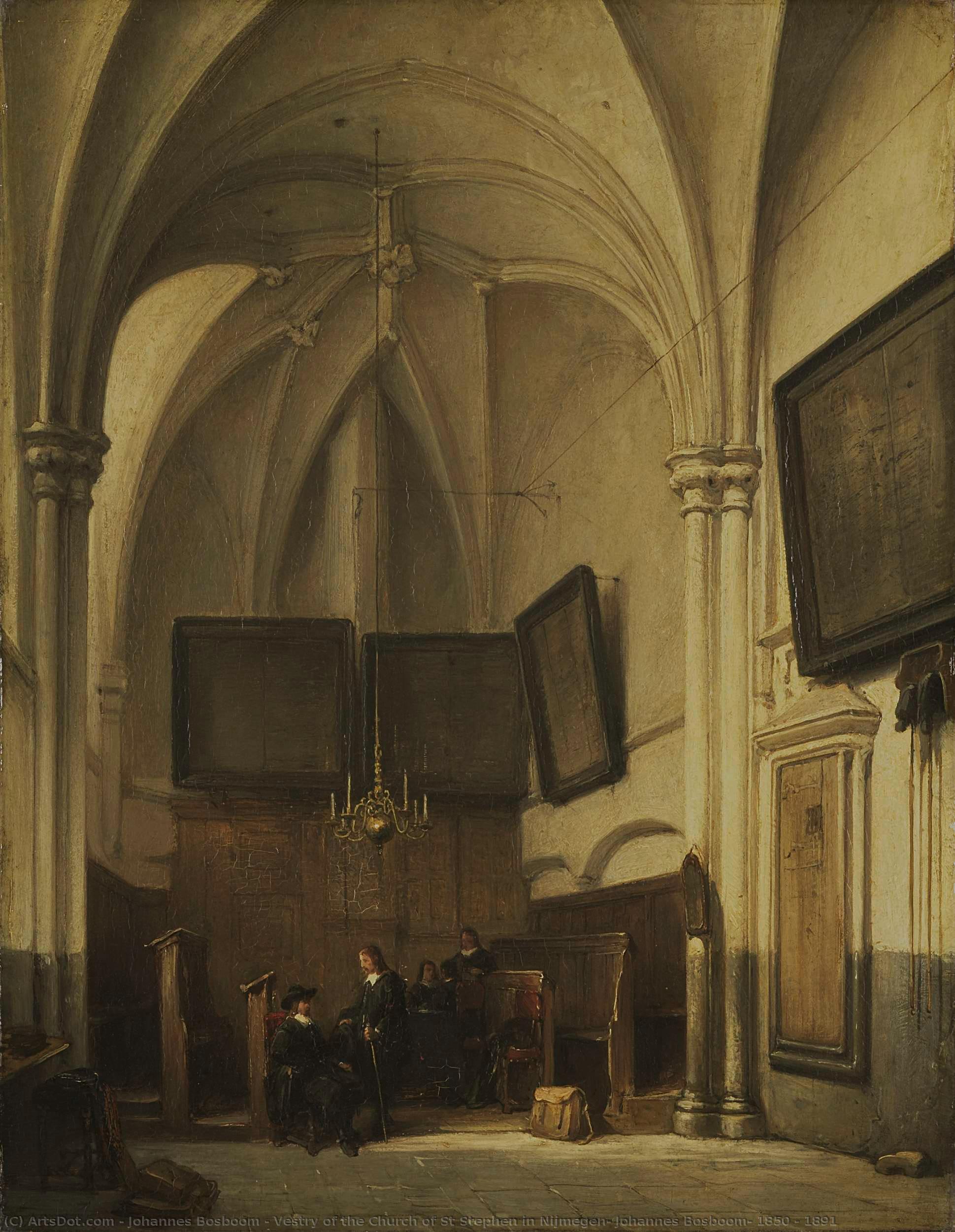 Vestry Of The Church Of St Stephen In Nijmegen, Johannes Bosboom, 1850 - 1891 — Јоханнес Босбум