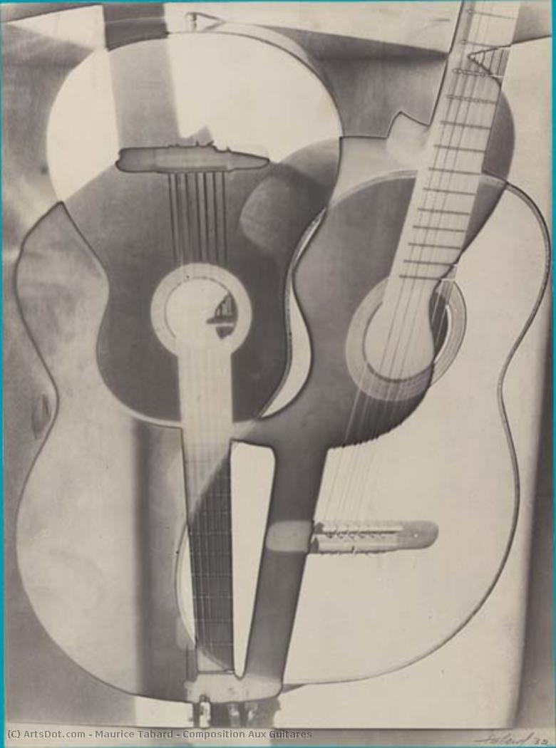 Composition Aux Guitares — Maurice Tabard