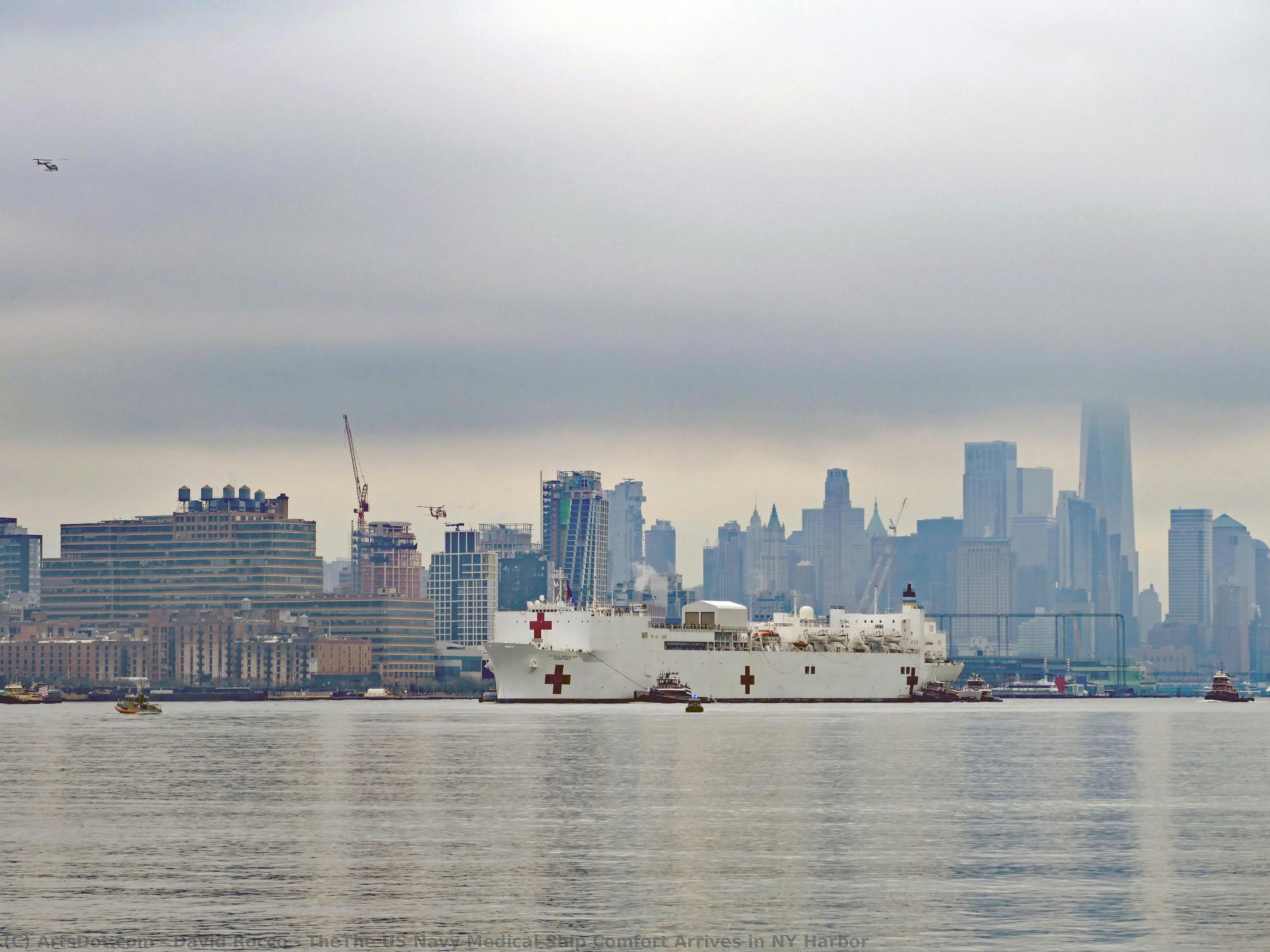 Thethe Us Navy Medical Ship Comfort Arrives In Ny Harbor — David Rocco