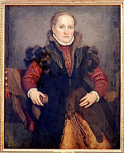 Portrait D'angelica Agliardi De Nicolinis — Moroni, Giovanni Battista