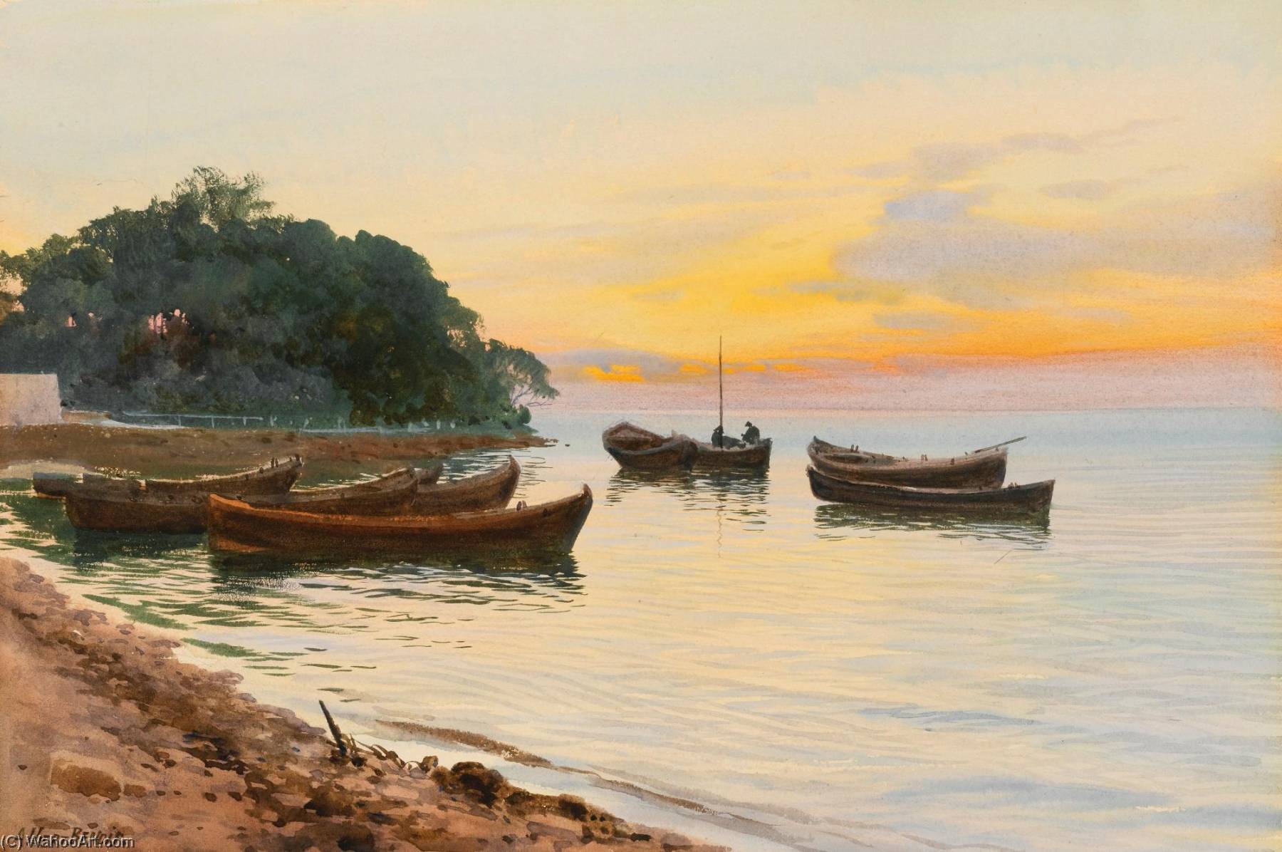 View Of The Gulf Of Finland — Albert Nikolaevich Benois