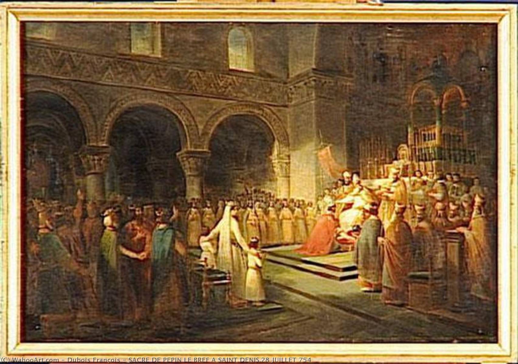 Sacre De Pepin Le Bref A Saint Denis.28 Juillet 754 — Dubois François