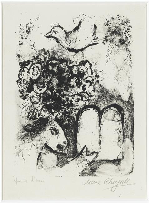 The Tablets Of Law — Marc Chagall