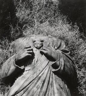 Statue Of Christ At Urakami Tenshudo Catholic Cathedral, Nagasaki — Shomei Tomatsu