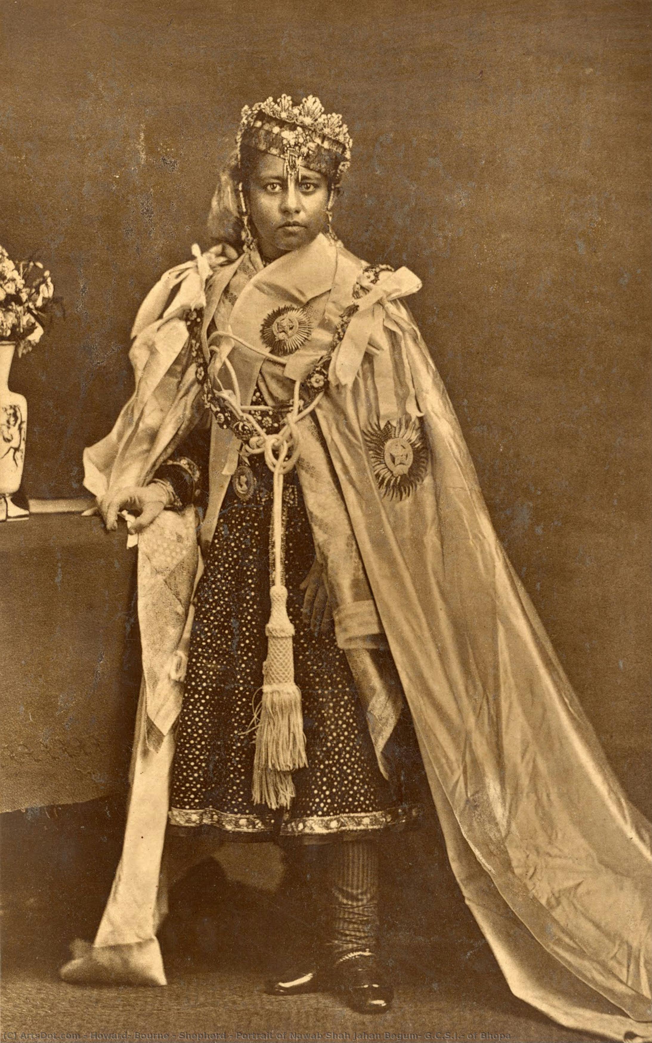 Portrait Of Nawab Shah Jahan Begum, G.c.s.i., Of Bhopa — Howard, Bourne & Shepherd