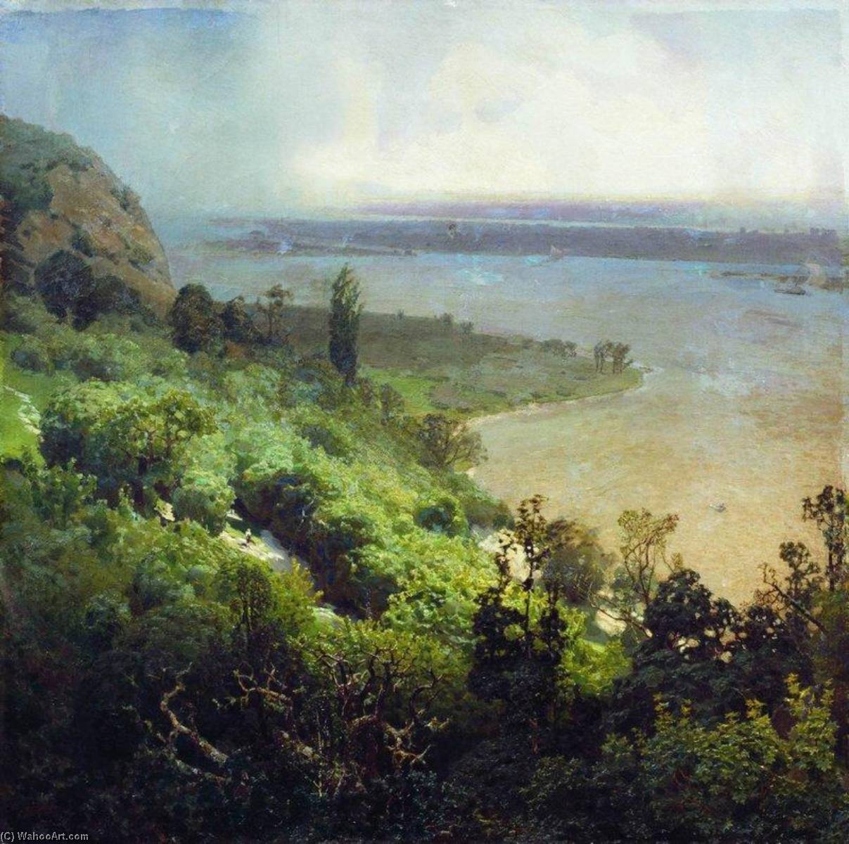 The Dnieper River Before The Storm — Apollinari Vasnetsov