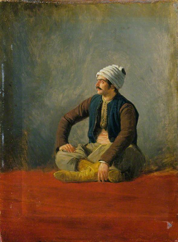 El Comerciante Oriental — Emile Jean Horace Vernet