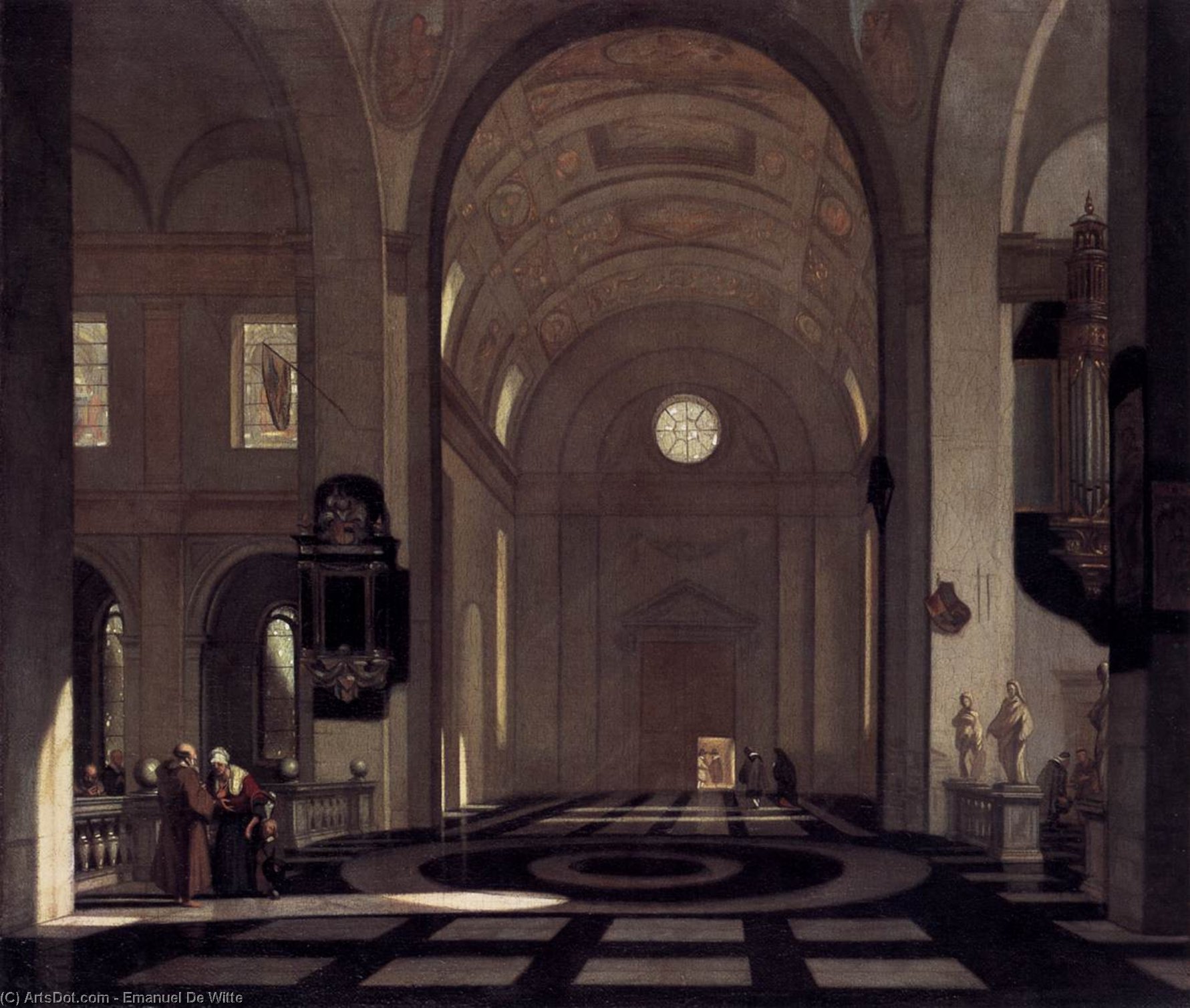 Interior Of A Baroque Church — Emanuel De Witte