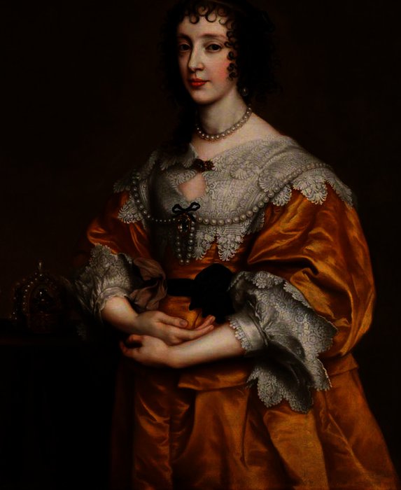 Queen Henrietta Maria, Wife Of Charles I — Антони Ван Дик