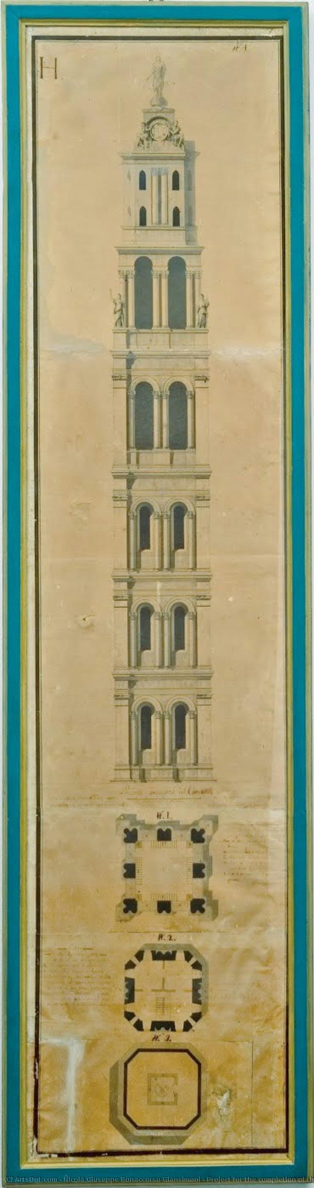 Project For The Completion Of The Ferrara Bell Tower. Project — Nicola Giuseppe Bonaccorso Giansimoni