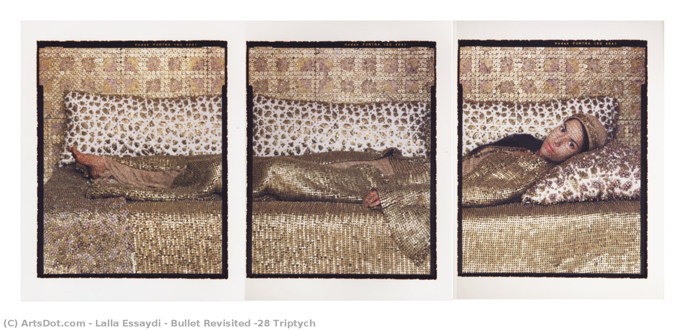 Bullet Revisited #28 Triptych — Lalla Essaydi