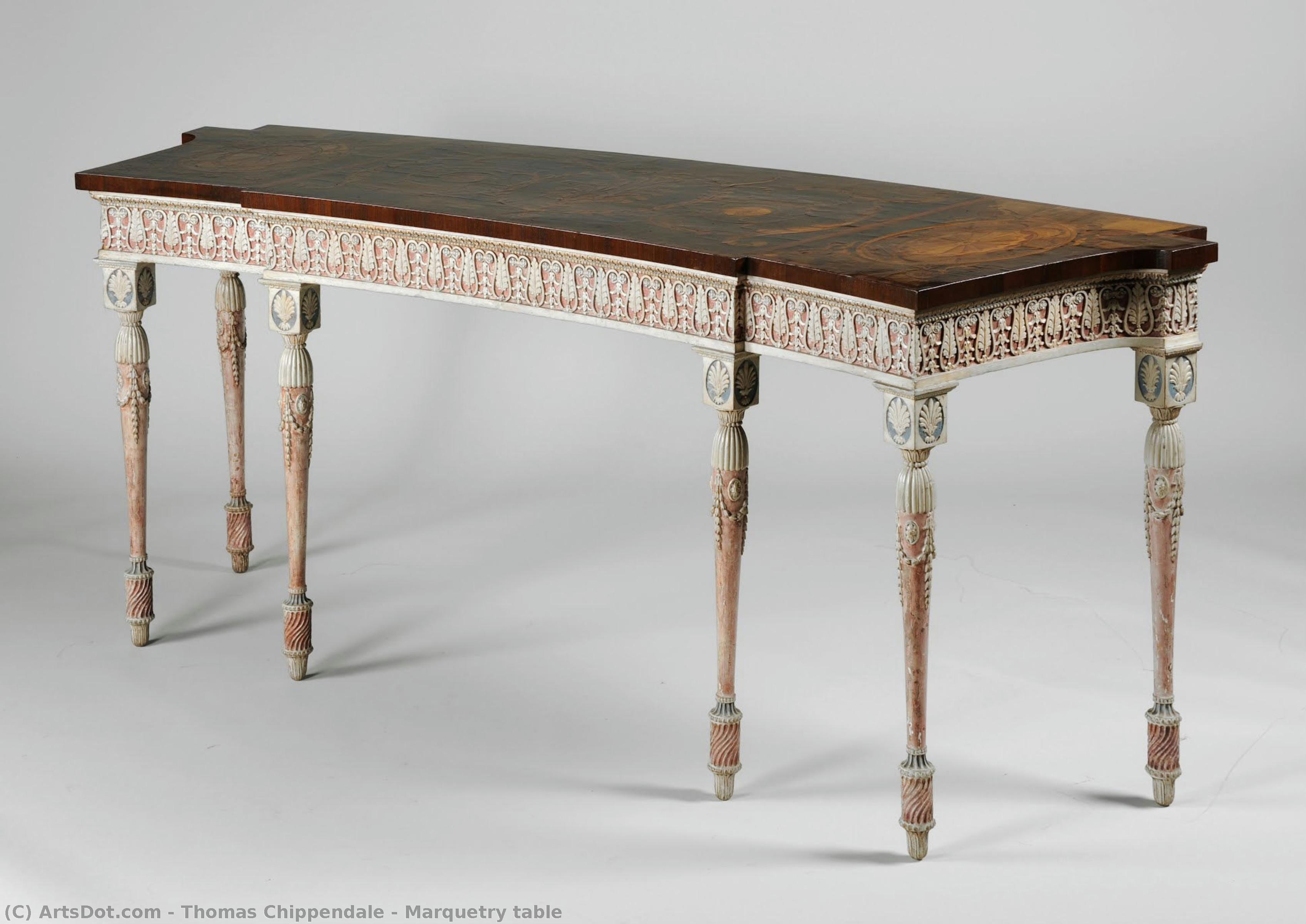 Marquetry Table — Thomas Chippendale
