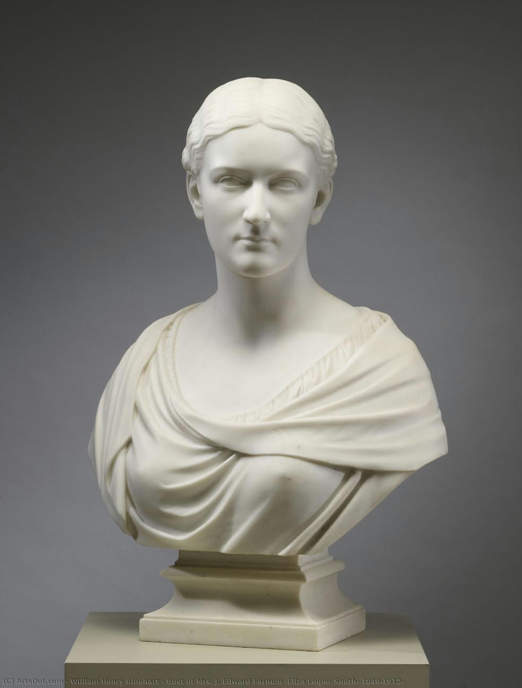 Bust Of Mrs. J. Edward Farnum (eliza Leiper Smith, 1849-1912) — William Henry Rinehart