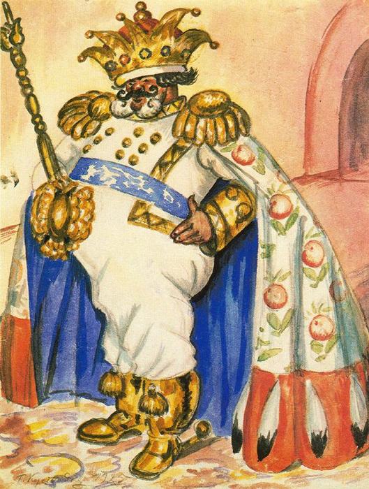 Tsar In The Crown — Boris Michailowitsch Kustodijew