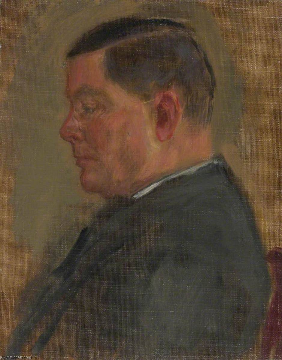 Sir Eric Campbell Geddes (1875–1937), 1st Lord Of The Admiralty (preparatory Study For 'the Supreme War Council In Session At Versailles On 3rd July 1918') — Herbert Arnould Olivier
