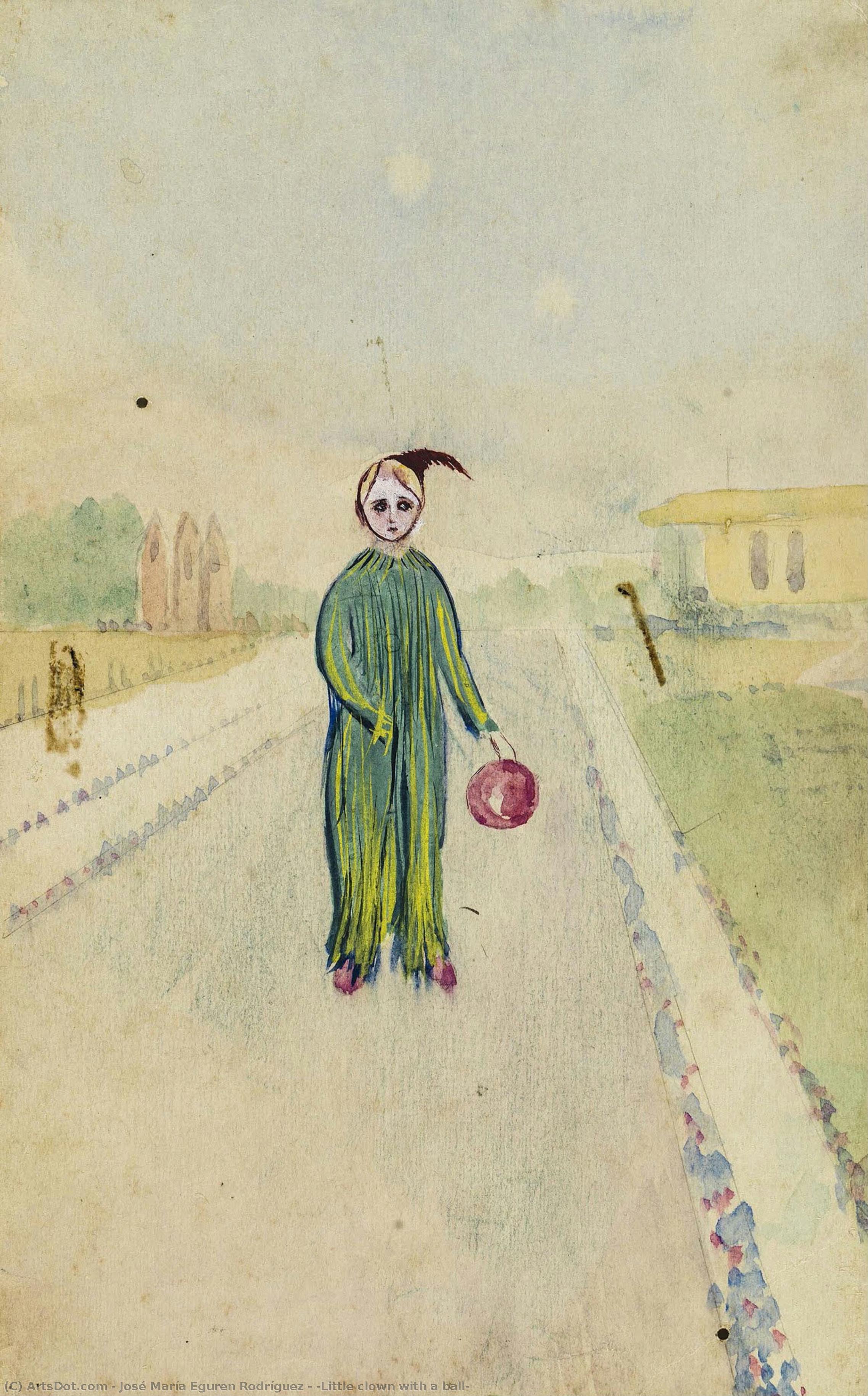 [little Clown With A Ball] — José María Eguren Rodríguez