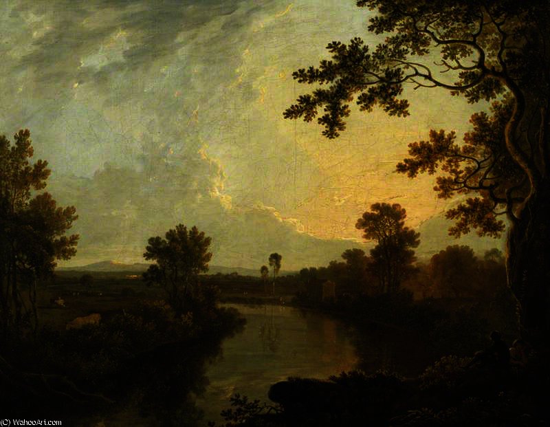 View On The River Dee, Near Eaton, Cheshire — Richard Wilson