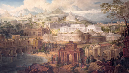 Architectural Visions Of Early Fancy, In The Gay — Joseph Michael Gandy