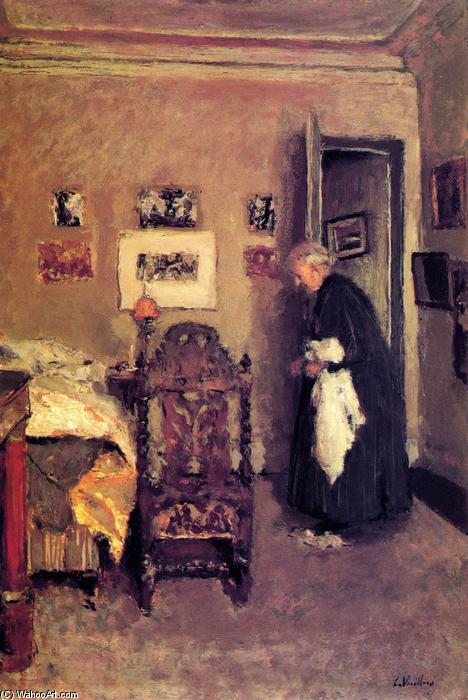 Mme Vuillard In The Artist's Bedroom, Rue De Calais — Jean-édouard Vuillard