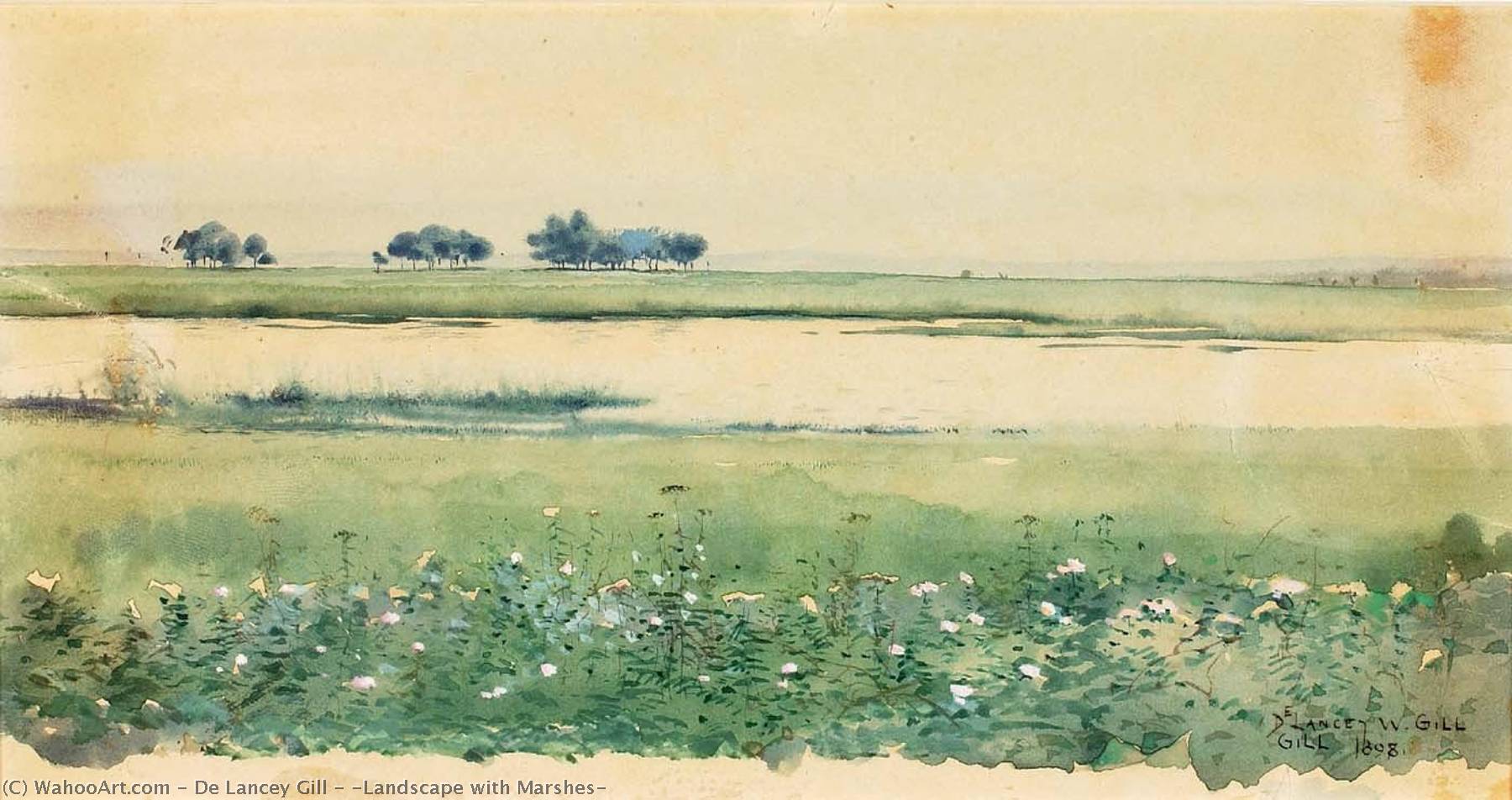 (landscape With Marshes) — De Lancey Gill
