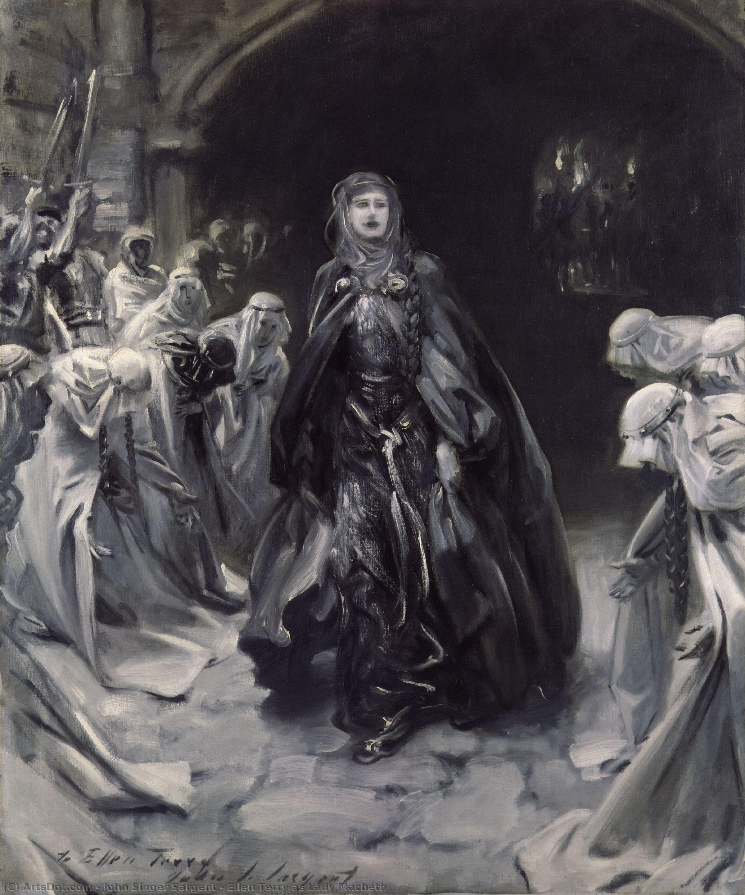 Ellen Terry As Lady Macbeth — Джон Сингер Сергент