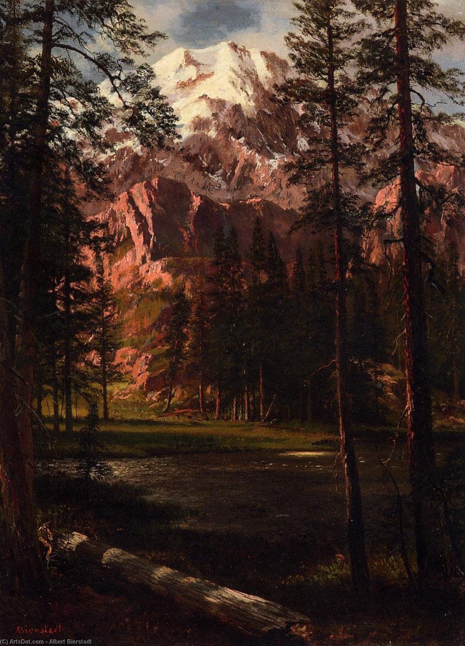 Mountain Lake I — Алберт Бирштадт