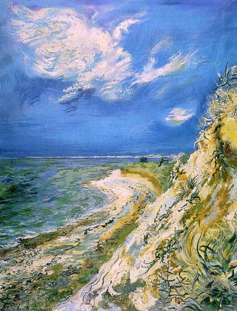 High Dunes - Oil On Canvas - — George Grosz